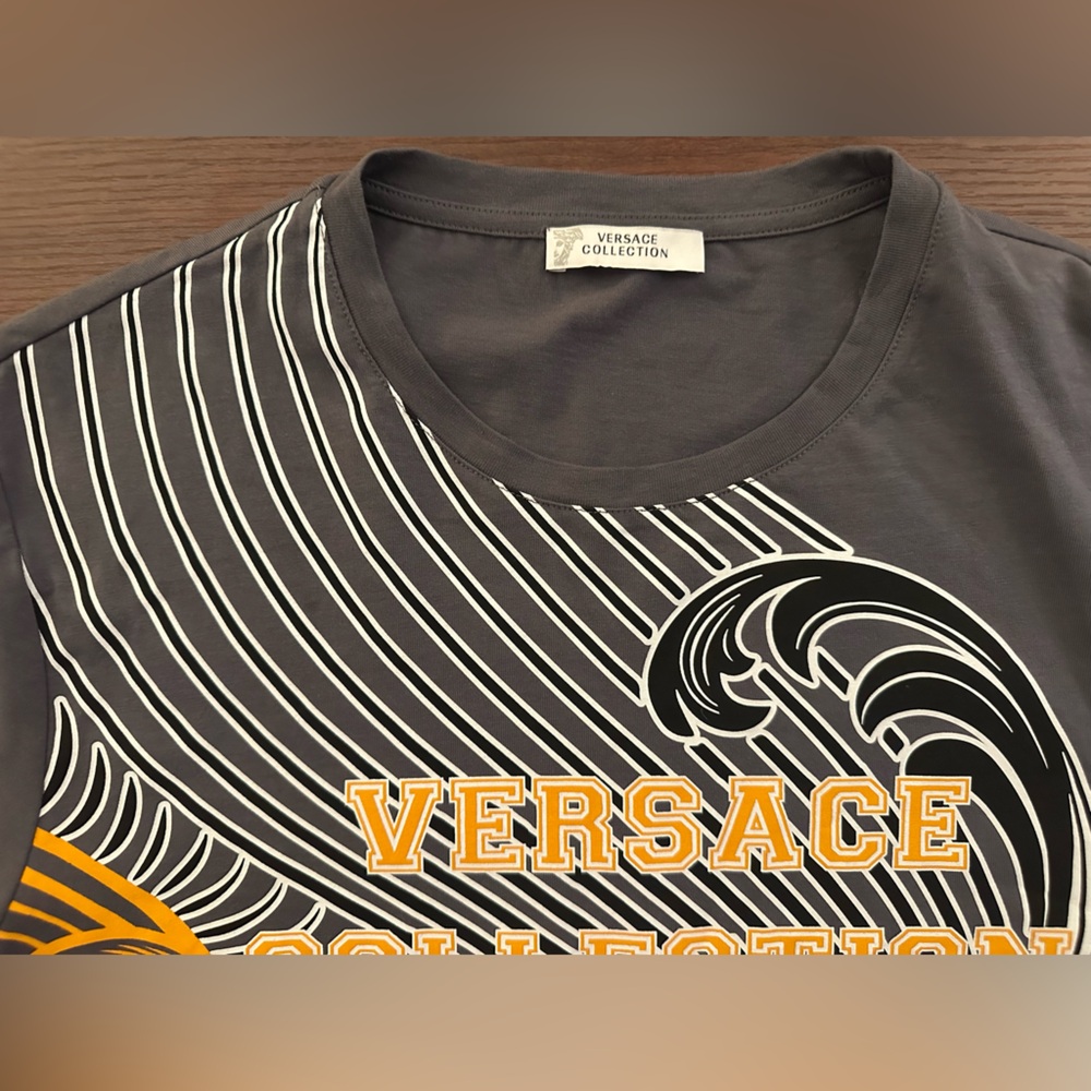 Authentic Versace Collection Men Graphic T-shirt Medium - Picture 6 of 12
